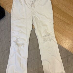 White Distressed Jeans